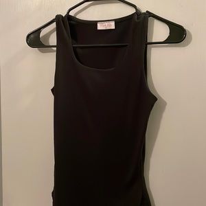 Pink Lily ribbed body suit